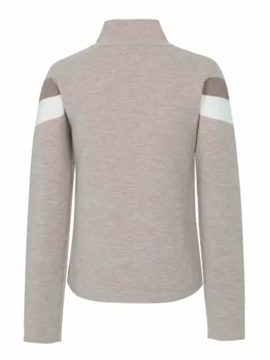 Bilde av WoolLand Hemsedal Knitted Top Woman Latte